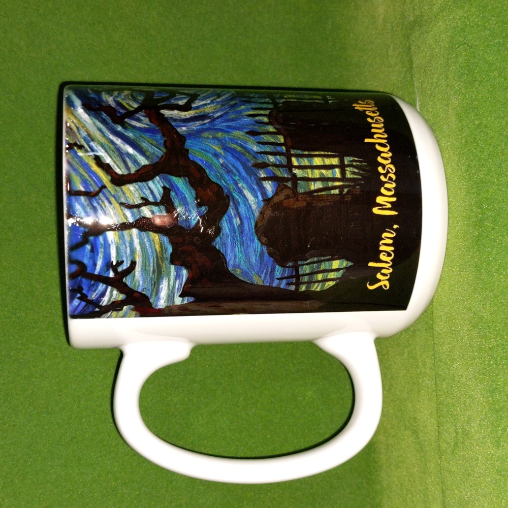 Salem Massachusetts Starry Night Witch Mug